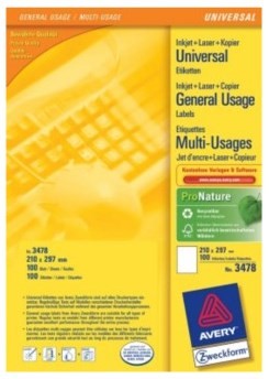 Avery Multi-Function Labels Biały - 2583560