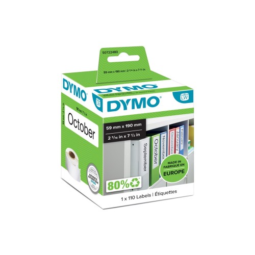 DYMO LW - Duze etykiety LAF podwieszane imiennych - 59 x 190 mm - S0722480 - 2583686