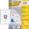 Avery 3659 samoprzylepne etykiety Prostokąt Na stałe Biały 1200 szt. - 2583717