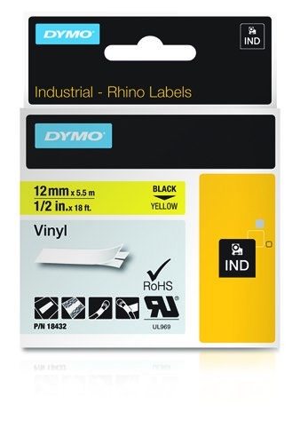 DYMO 12mm RHINO Coloured Vinyl taśmy do etykietowania D1 - 2583754
