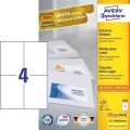 Avery 3483 samoprzylepne etykiety Prostokąt Na stałe Biały 400 szt. - 2583784