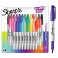 Sharpie 2198891 marker 34 szt. Końcówka cienka Czarny, Zielony, Pomarańczowy, Różowy, Fioletowy, Czerwony, Żółty - 2364918