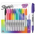Sharpie 2198779 marker 24 szt. Końcówka cienka Czarny, Niebieski, Zielony, Pomarańczowy, Różowy, Czerwony, Żółty - 2364933