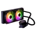 Cooler Master MasterLiquid 240L Core ARGB Procesor Liquid cooling kit 12 cm Czarny - 2585003
