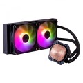 Cooler Master MasterLiquid 240L Core ARGB Procesor Liquid cooling kit 12 cm Czarny - 2303557