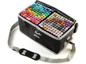 Extralink | Zestaw markerów alkoholowych | flamastry, mazaki, pisaki, 204 sztuk