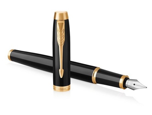 Pióro wieczne PARKER Füller IM Lacquer Juodas M Blau - 2584581