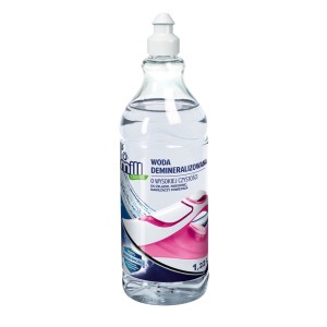 MILL CLEAN Woda demineralizowana do żelazek, parownic, nawilżaczy powietrza. Produkt do prasowania 1,22 L (opak.zb 9 szt.)