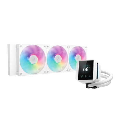 Chłodzenie wodne DeepCool Mystique 360 WH ARGB (R-LX360-WHDSNMCP-G-1) - 2585032