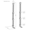 MACLEAN UCHWYT VESA NA SOUNDBAR UNIWERSALNY 15KG MAX MC-335 - 2587125