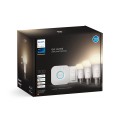 Philips Hue W Starter Kit 9,5W A60 E27 3szt, mostek, przełącznik Philips Hue Hue W Starter Kit 9,5W A60 E27, 3szt., mostek, przełącznik E27 9,5 W Ciepły Biały 2700K Bluetooth i Zigbee - 2587487