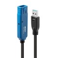 Lindy 43157 kabel USB USB 3.2 Gen 1 (3.1 Gen 1) 10 m USB A Czarny - 2587740