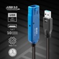Lindy 43157 kabel USB USB 3.2 Gen 1 (3.1 Gen 1) 10 m USB A Czarny - 2587732