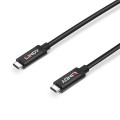 Lindy 43348 kabel USB USB 3.2 Gen 2 (3.1 Gen 2) 3 m USB C Czarny - 2587756