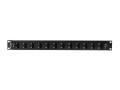 Przełącznica światłowodowa LANBERG 12xSC duplex / 12xLC quad rack 19" 1U czarna + akcesoria - 2588294