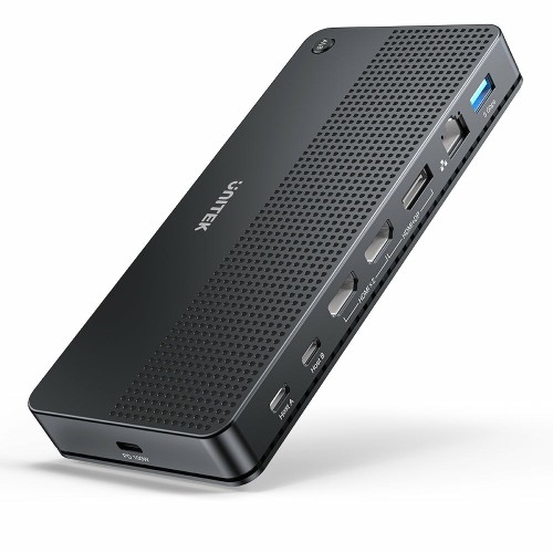 Unitek Przełącznik KVM 2 komputery 2 monitory 4K D1103A01 - 2429116