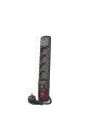Listwa przeciwprzepięciowa Acar F4 USB A+C (szybka ładowarka) 3m ; czarny - 2589385