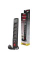 Listwa przeciwprzepięciowa Acar F4 USB A+C (szybka ładowarka) 3m ; czarny - 2589386