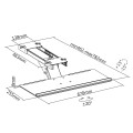 Uchwyt na klawiaturę Maclean, max 2 kg, MC-757 - 2590676