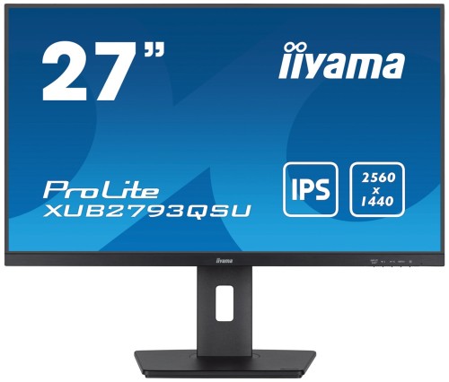 iiyama XUB2793QSU-B7 monitor komputerowy 68,6 cm (27") 2560 x 1140 px Wide Quad HD LED Czarny - 2283391