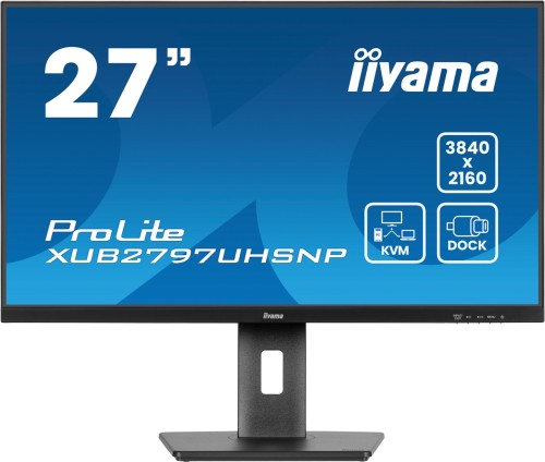Monitor IIYAMA 68.5cm (27") XUB2797UHSNP-B1 16:9 HDMI+DP+USB-C IPS - 2591202