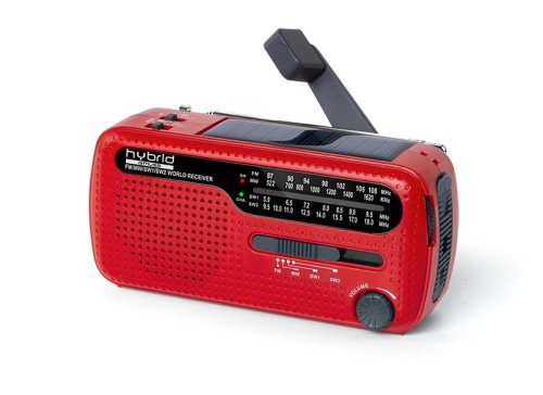 Radio z własnym zasilaniem Muse MH-07 RED, Czerwony - 2592397