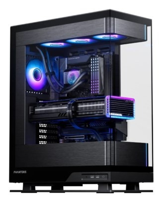 Obudowa PHANTEKS Evolv X2 PC-Gehäuse, Midi-Tower, E-ATX, Tempered Glass, DRGB, czarny - 2592501