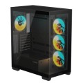 GIGABYTE C500 PANORAMIC STEALTH Midi Tower Czarny - 2592830
