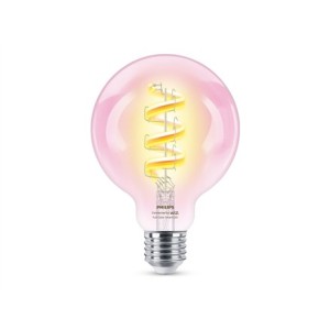 Philips Przezroczysta żarówka LED z widocznym spiralnym żarnikiem 40 W G95 E27
