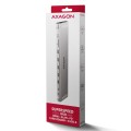 Koncentrator wieloportowy AXAGON HMC-10HLS, 4x USB-A i 2x USB-C, HDMI 4K/60Hz, RJ-45, SD/microSD, PD 100W - 2202358