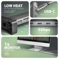 Koncentrator wieloportowy AXAGON HMC-10HLS, 4x USB-A i 2x USB-C, HDMI 4K/60Hz, RJ-45, SD/microSD, PD 100W - 2202353