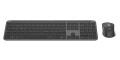 Logitech MK950 Signature for Business klawiatura Dołączona myszka Biuro RF Wireless + Bluetooth QWERTZ Niemiecki Grafitowy - 2594441