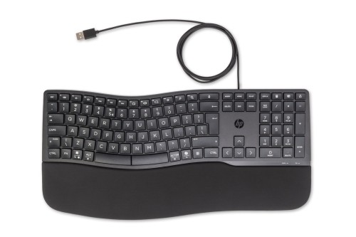 Klawiatura HP 480 Comfort Wired Keyboard przewodowa czarna 8T6M1AA - 2484075