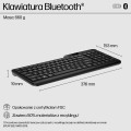 Klawiatura HP 460 Multi-Device Bluetooth Keyboard bezprzewodowa czarna 7N7B8AA - 1867384