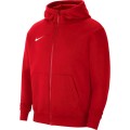 Bluza dla dzieci Nike Park 20 Fleece Full-Zip Hoodie czerwona CW6891 657 - 2595192