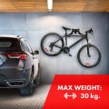 MACLEAN ROWEROWY UCHWYT ŚCIENNY STAL, MAX. OBCIĄŻENIE 30KG, MC-449 - 2595949