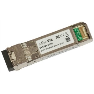Wkładka SPF+ Mikrotik S+85DLC03D 1G / 10G Dual LC UPC MM 300m