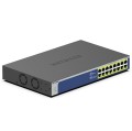 NETGEAR GS516PP Nie zarządzany Gigabit Ethernet (10/100/1000) Obsługa PoE Niebieski, Szary - 2020381