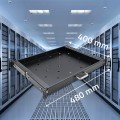 QOLTEC PÓŁKA Z UCHWYTEM DO SZAFY RACK | 600*600 | WYSUWANA | CZARNA - 2597164