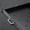 QOLTEC PÓŁKA Z UCHWYTEM DO SZAFY RACK | 600*600 | WYSUWANA | CZARNA - 2440670