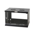 Techly I-CASE EL-1006B45 stojak 6U Szafa wisząca Czarny - 1464040