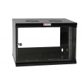 Techly I-CASE EL-1006B45 stojak 6U Szafa wisząca Czarny - 1331934
