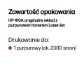 HP 410A oryginalny wkład z purpurowym tonerem LaserJet - 2423908