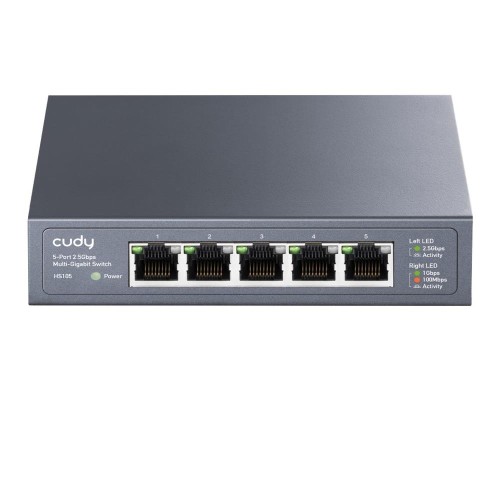 Switch niezarządzalny Cudy HS105 5x10/100/1000/2500Mbps - 2272317