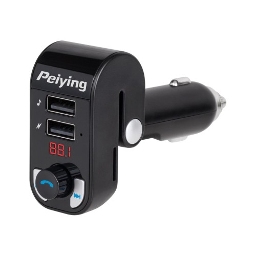 Transmiter samochodowy z funkcją bluetooth (2 gniazda USB) - 2589560