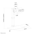 Neomounts FPMA-D890WHITE uchwyt / stojak do monitorów 76,2 cm (30") Biurko Biały - 2607414