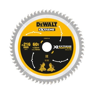 dewalt piła tarczowa do drewna 216x30 60z dt99570