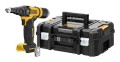 DeWALT DCF403NT-XJ narzędzie do nitów mechanicznych Czarny, Żółty 2.4,3.2,4,4.8 mm 10000 kN - 2371464