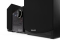 Sharp XL-B517D(BK) Mikrosystem Hi-Fi, CD/FM/USB/Bluetooth v5.0, Wejście Aux, 45W, Czarny Sharp | Mikrosystem Hi-Fi | XL-B517D(BK) | Gniazdo USB | Wejście AUX | Łączność Bluetooth | Odtwarzacz CD | Cza - 2592423