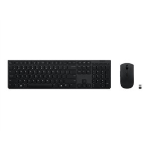 Lenovo | Profesjonalna bezprzewodowa ładowalna klawiatura i mysz combo | Zestaw klawiatury i myszy | Bezprzewodowy | Mysz w zestawie | Estonia | Łączność Bluetooth | Szary